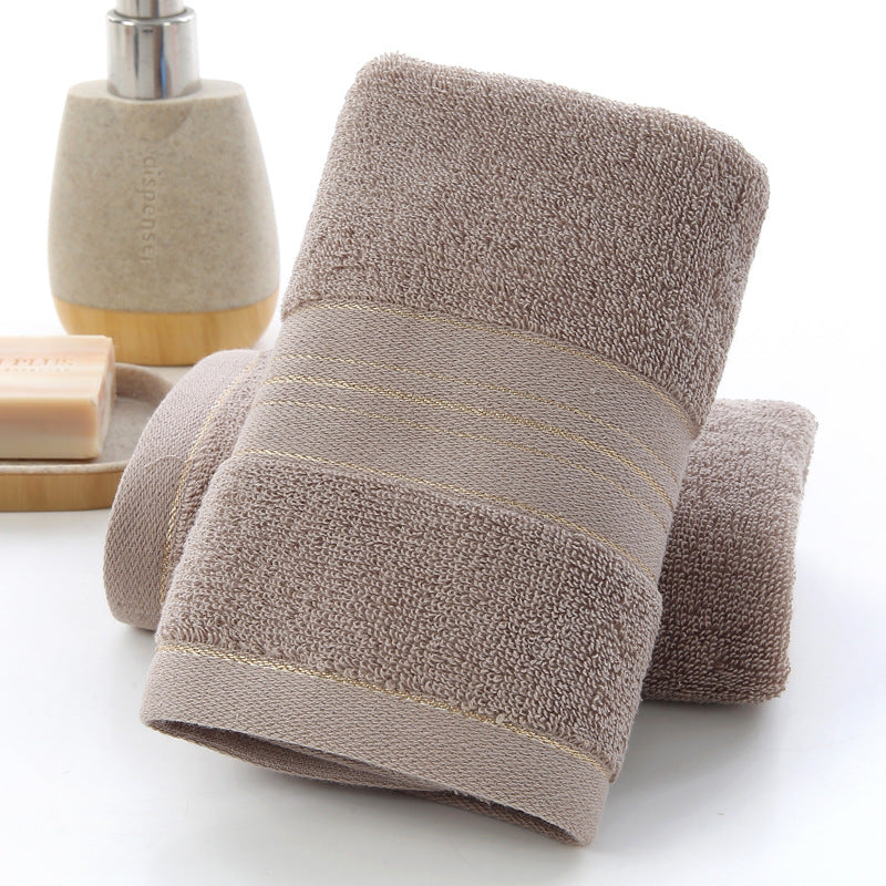 Toalha de algodão puro 100% algodão absorvente para lavagem facial doméstica