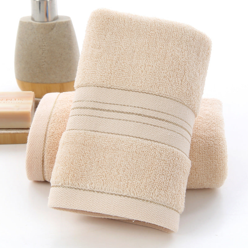 Toalha de algodão puro 100% algodão absorvente para lavagem facial doméstica