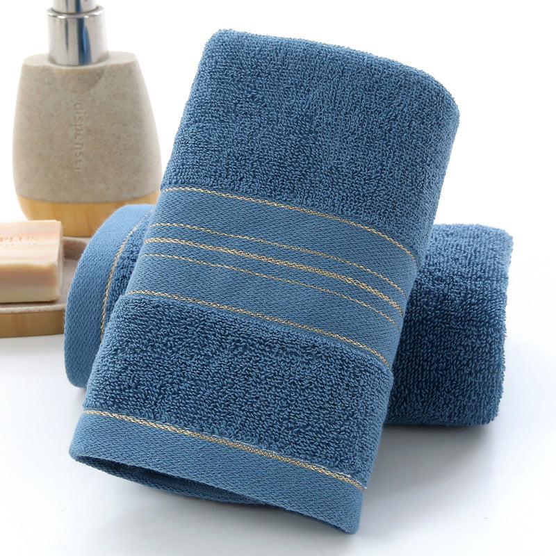 Toalha de algodão puro 100% algodão absorvente para lavagem facial doméstica