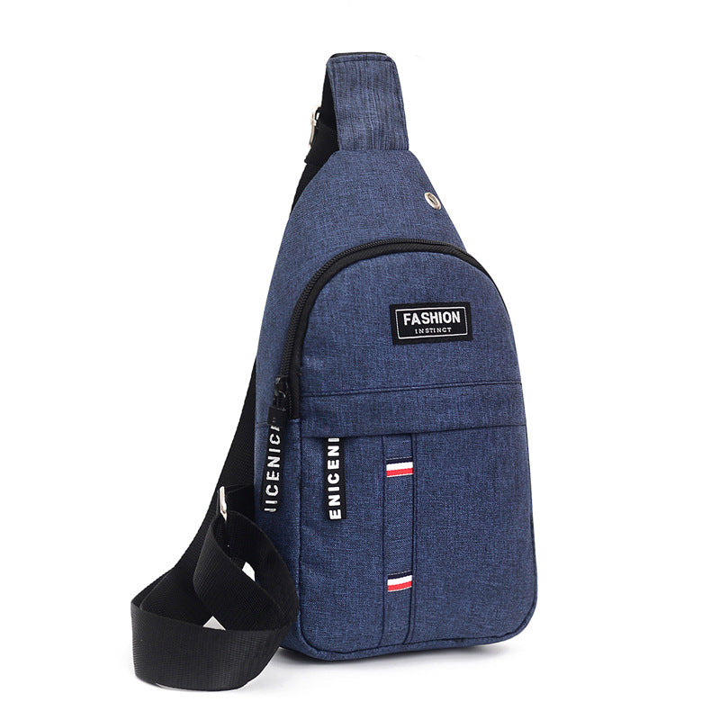 Bolsa de peito para montanhismo ao ar livre, ombro crossbody, bolsa de peito de tecido Oxford