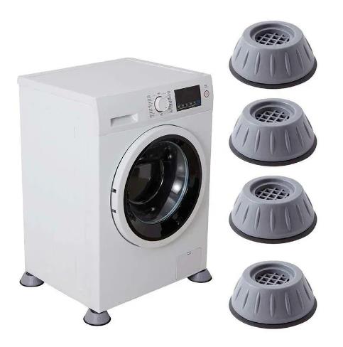 Almofada para os pés da máquina de lavar, aumentando a base do rack antiderrapante à prova de choque
