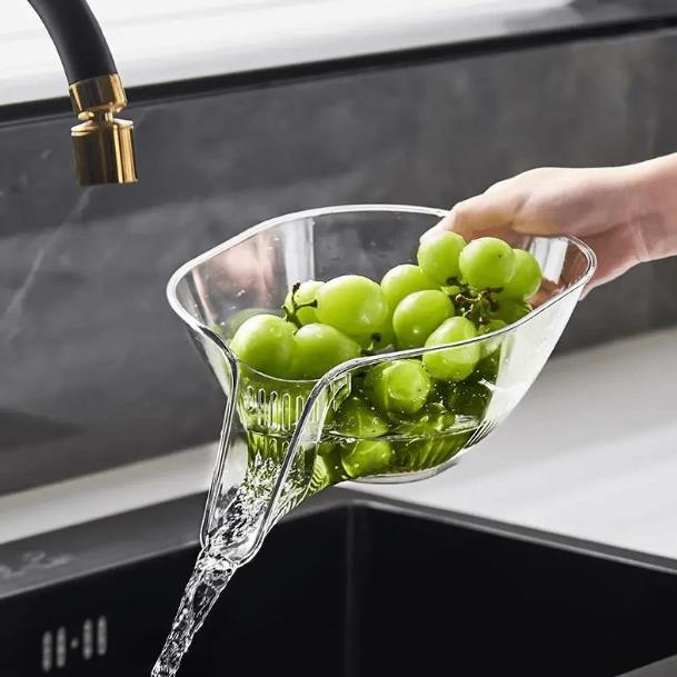 Cesta de drenagem de cozinha multifuncional