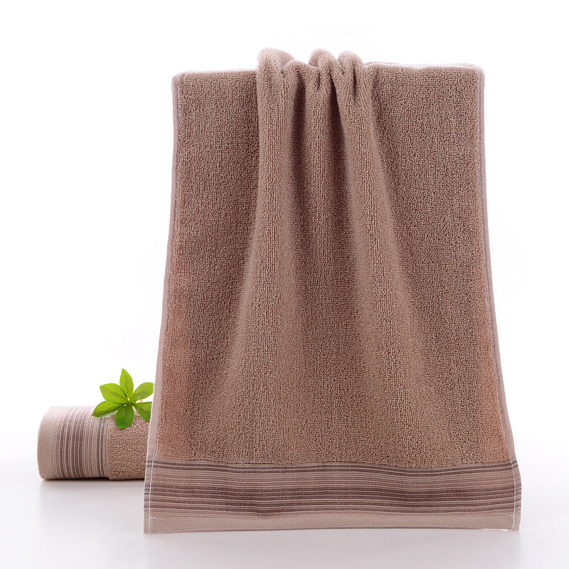 Toalha de algodão puro 100% algodão absorvente para lavagem facial doméstica