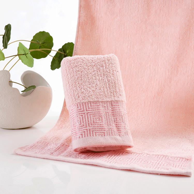 Toalha de algodão puro 100% algodão absorvente para lavagem facial doméstica