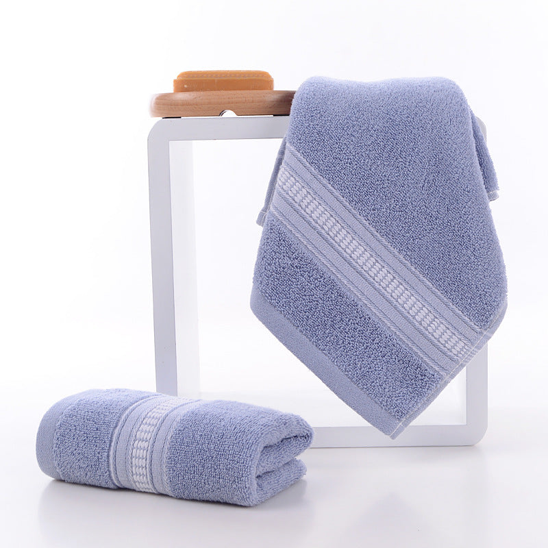 Toalha de algodão puro 100% algodão absorvente para lavagem facial doméstica