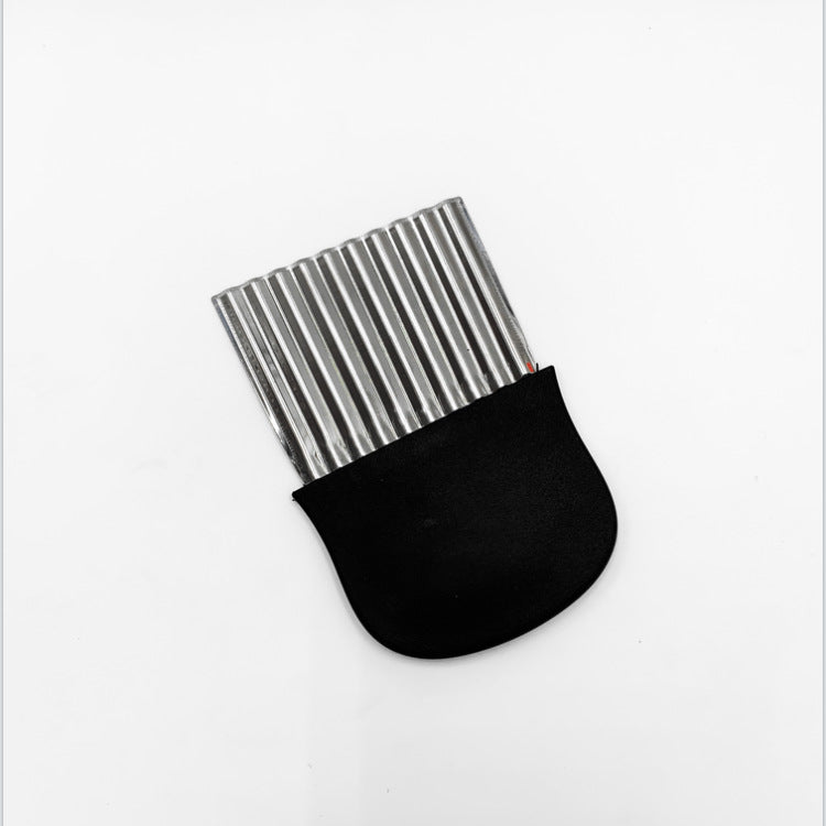 Aço inoxidável Spike Potato Knife Wave Knife Creative Cutter Ferramentas de cozinha French Fries Cutter Deep Corrugated
