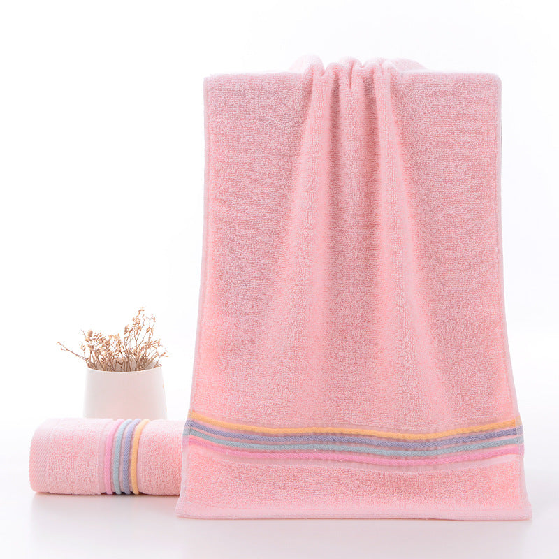 Toalha de algodão puro 100% algodão absorvente para lavagem facial doméstica