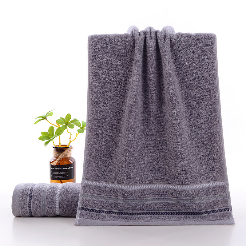 Toalha de algodão puro 100% algodão absorvente para lavagem facial doméstica