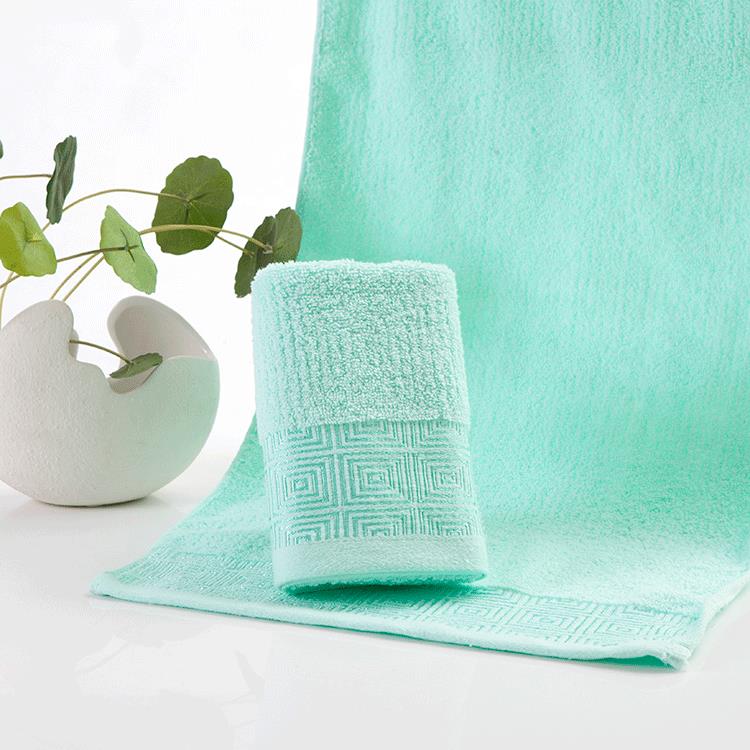 Toalha de algodão puro 100% algodão absorvente para lavagem facial doméstica