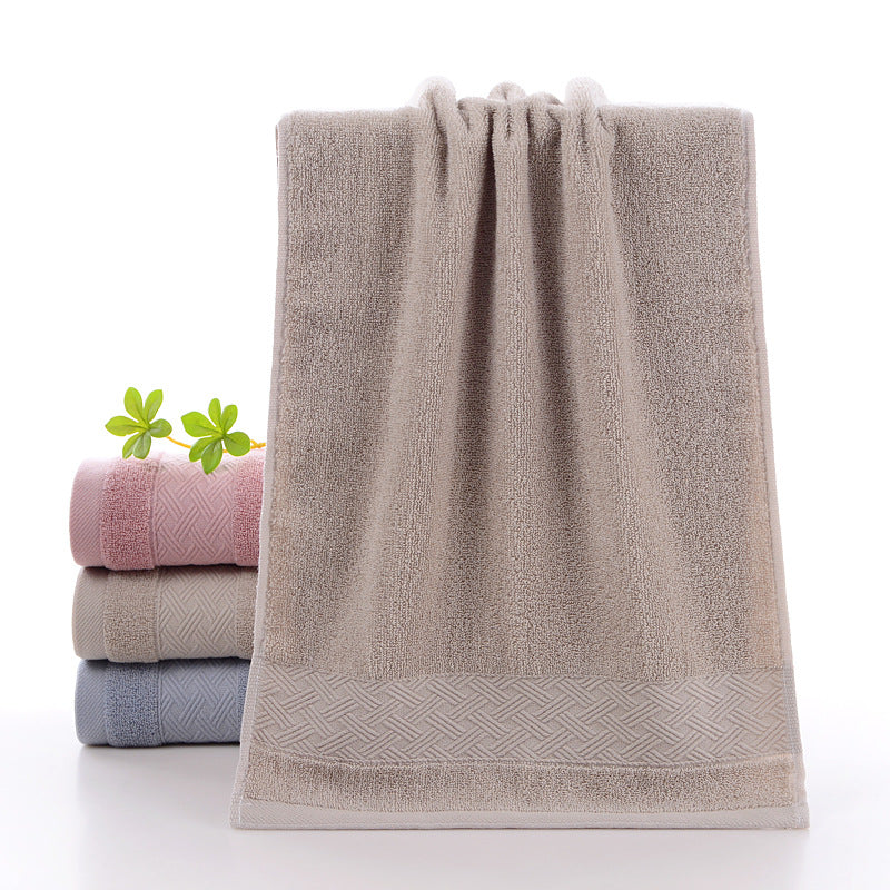 Toalha de algodão puro 100% algodão absorvente para lavagem facial doméstica