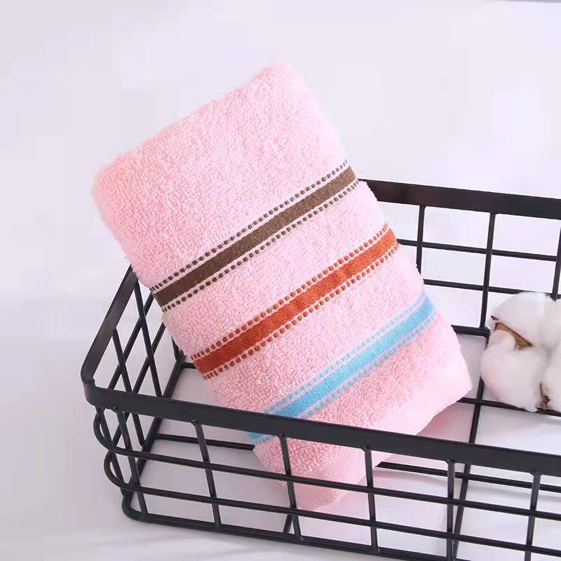Toalha de algodão puro 100% algodão absorvente para lavagem facial doméstica