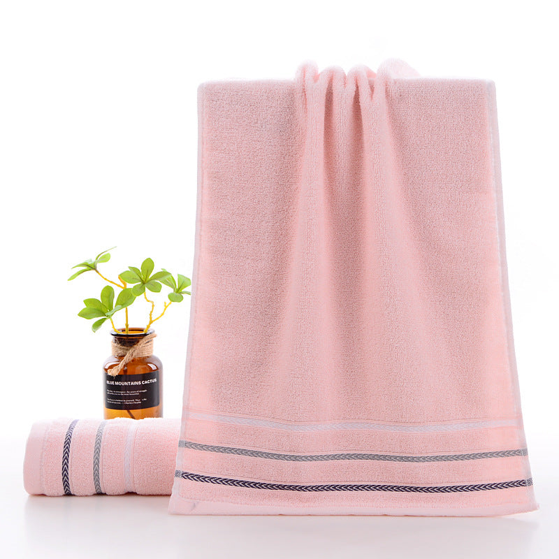 Toalha de algodão puro 100% algodão absorvente para lavagem facial doméstica