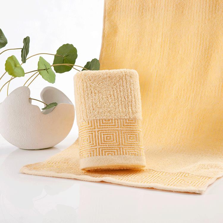 Toalha de algodão puro 100% algodão absorvente para lavagem facial doméstica