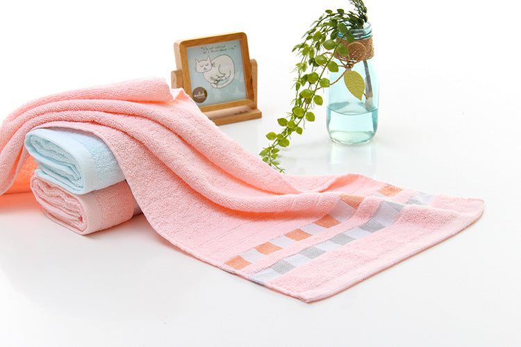 Toalha de algodão puro 100% algodão absorvente para lavagem facial doméstica