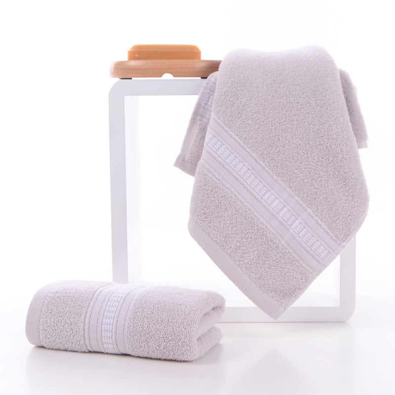 Toalha de algodão puro 100% algodão absorvente para lavagem facial doméstica