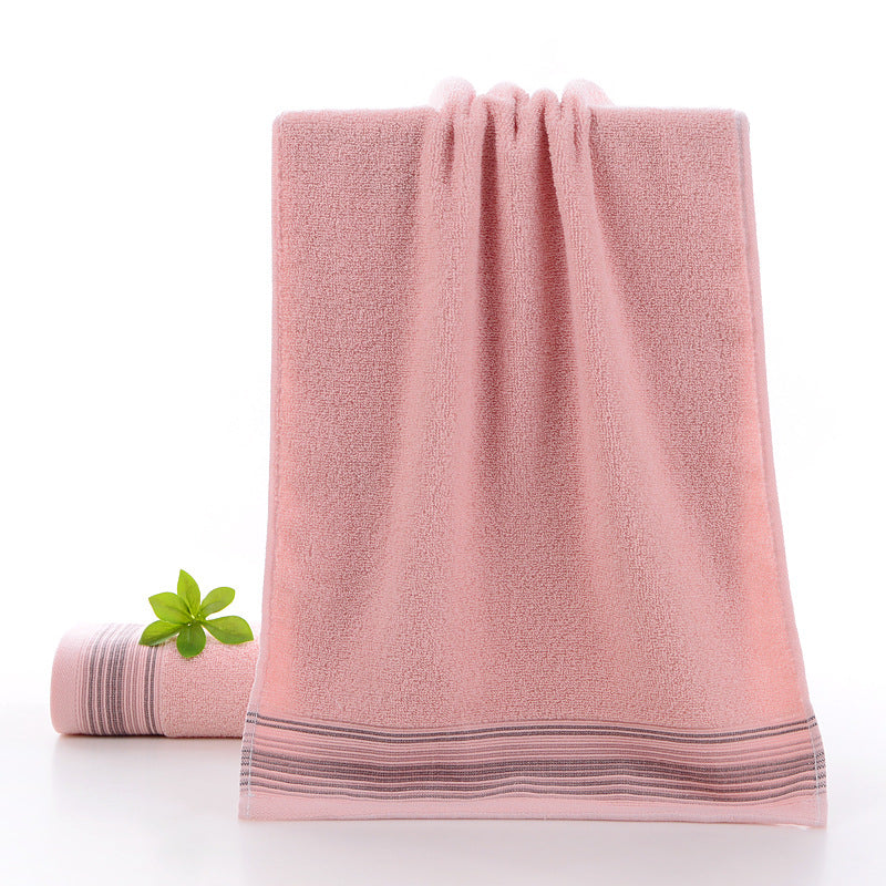 Toalha de algodão puro 100% algodão absorvente para lavagem facial doméstica
