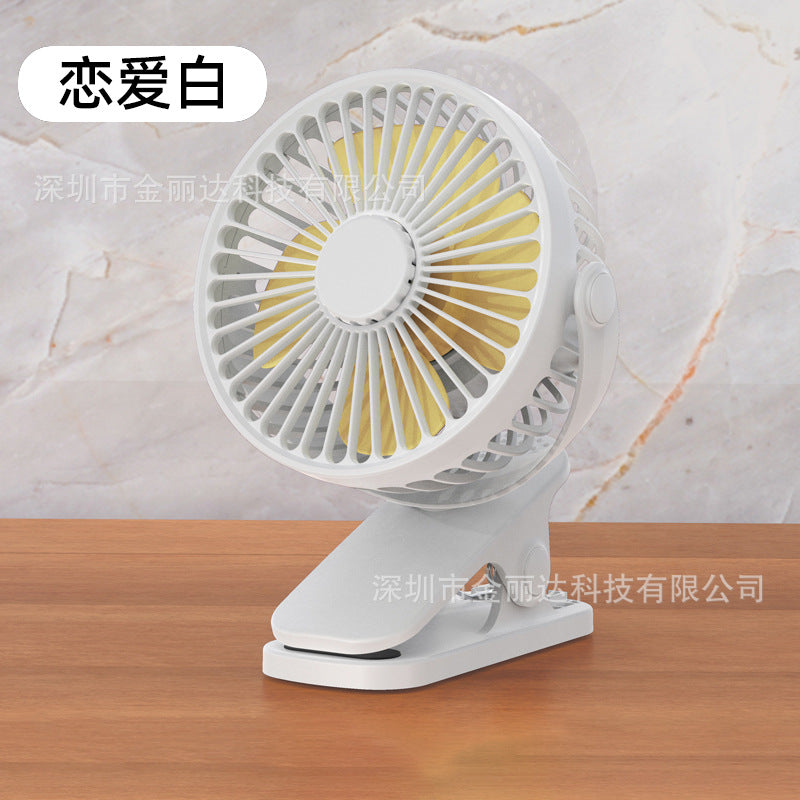 Nova garra de gato sem escova clipe ventilador mini silencioso portátil dormitório carrinho usb recarregável pequeno ventilador
