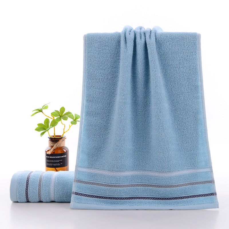 Toalha de algodão puro 100% algodão absorvente para lavagem facial doméstica