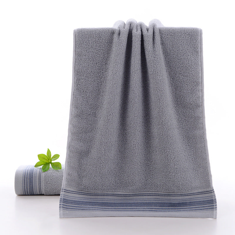 Toalha de algodão puro 100% algodão absorvente para lavagem facial doméstica