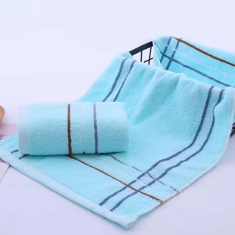 Toalha de algodão puro 100% algodão absorvente para lavagem facial doméstica