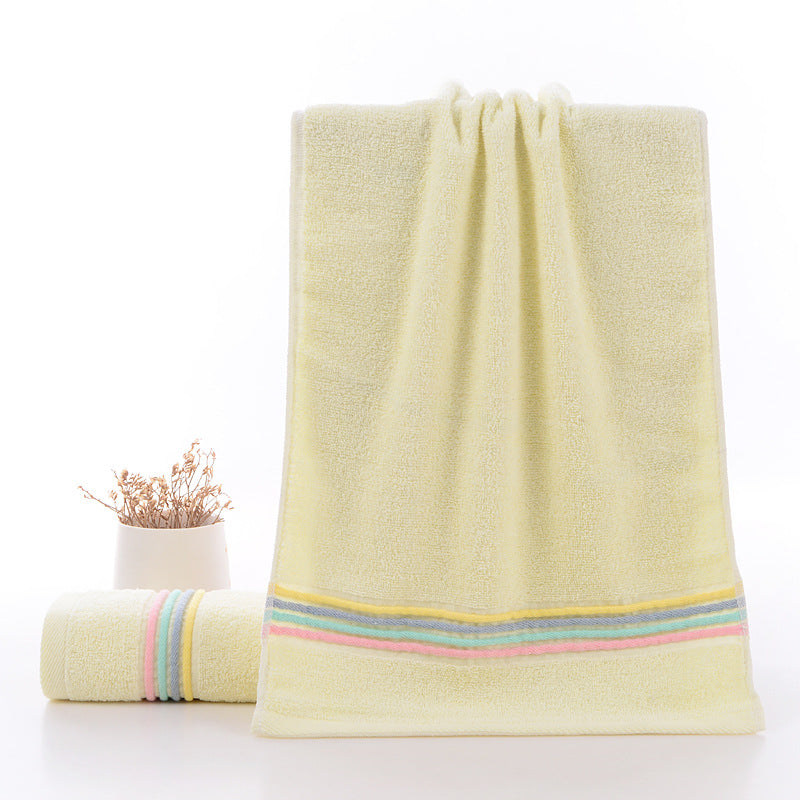 Toalha de algodão puro 100% algodão absorvente para lavagem facial doméstica