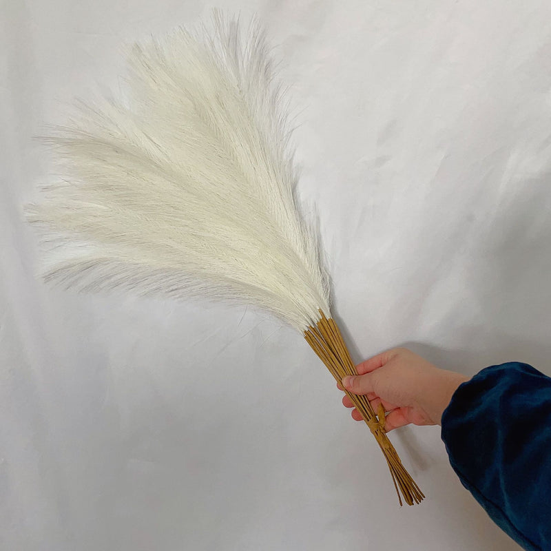55cm grama de pampas nórdico boho decoração artificial pop reed simulação grama de junco