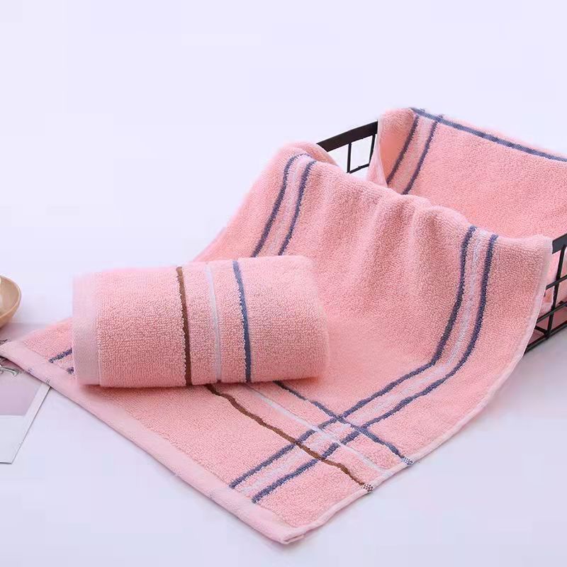 Toalha de algodão puro 100% algodão absorvente para lavagem facial doméstica
