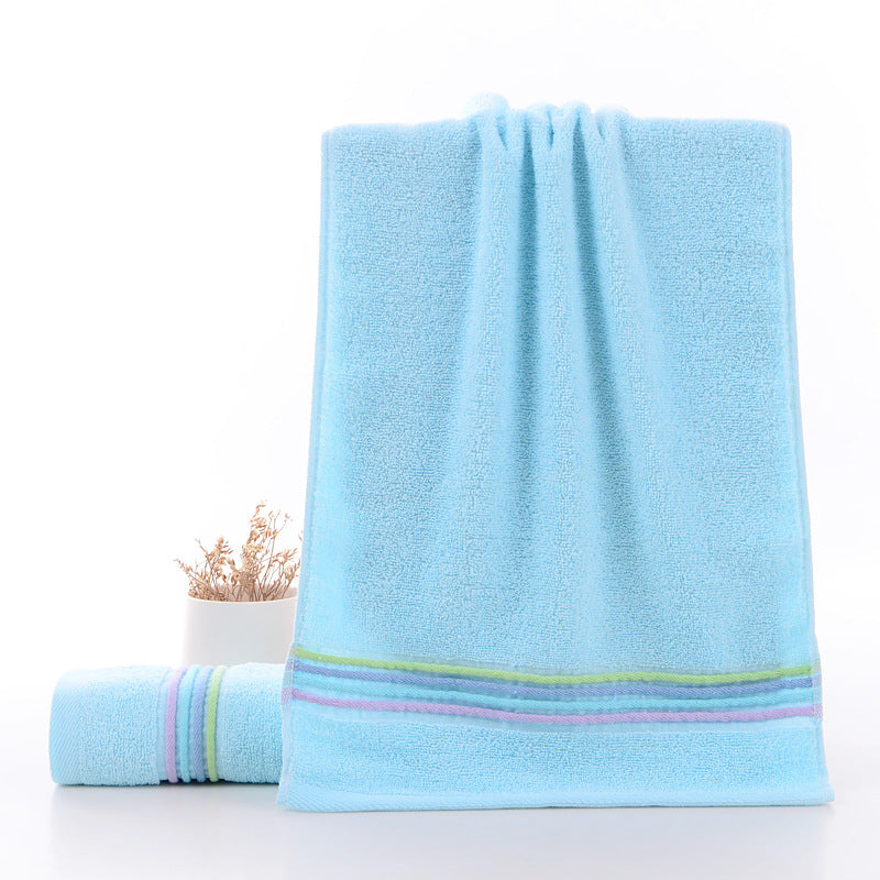 Toalha de algodão puro 100% algodão absorvente para lavagem facial doméstica