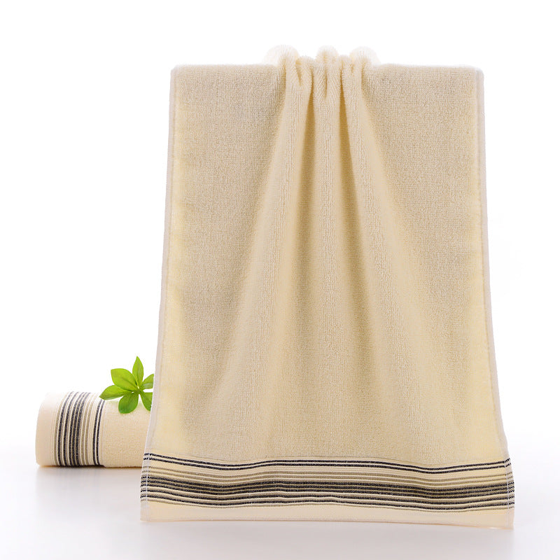Toalha de algodão puro 100% algodão absorvente para lavagem facial doméstica