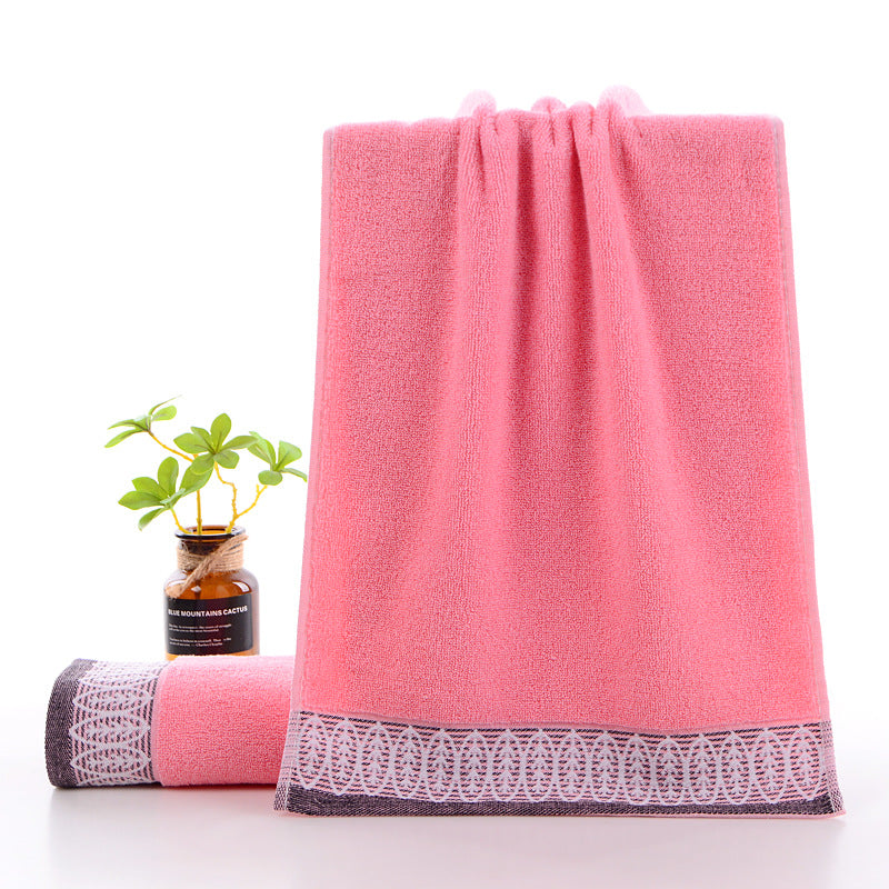 Toalha de algodão puro 100% algodão absorvente para lavagem facial doméstica