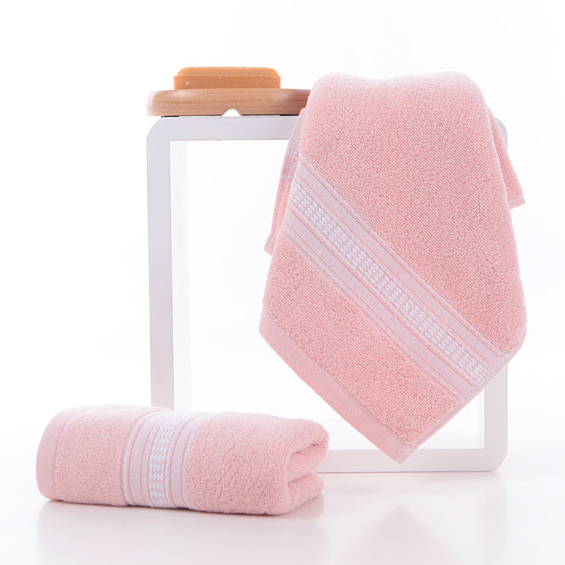 Toalha de algodão puro 100% algodão absorvente para lavagem facial doméstica