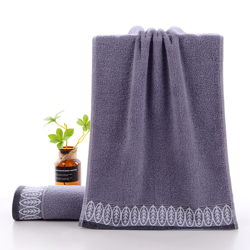 Toalha de algodão puro 100% algodão absorvente para lavagem facial doméstica