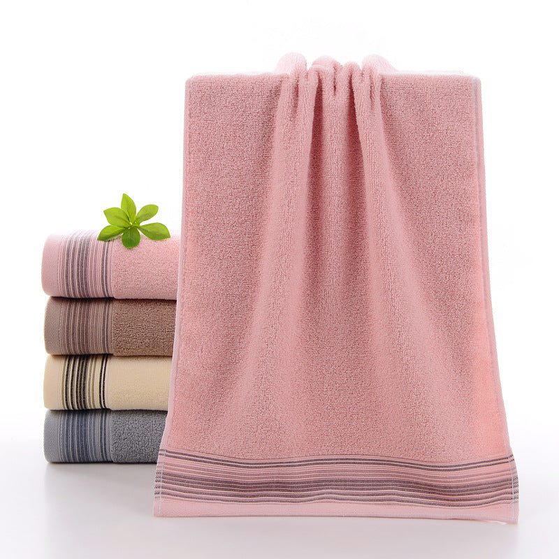 Toalha de algodão puro 100% algodão absorvente para lavagem facial doméstica