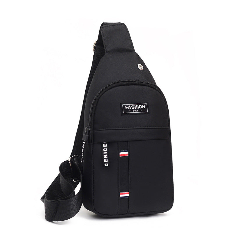 Bolsa de peito para montanhismo ao ar livre, ombro crossbody, bolsa de peito de tecido Oxford