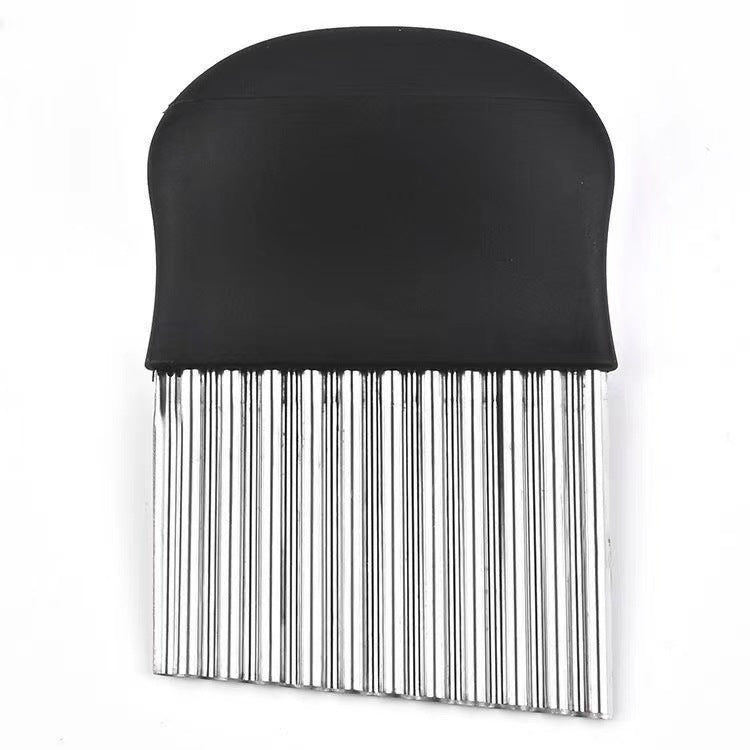 Aço inoxidável Spike Potato Knife Wave Knife Creative Cutter Ferramentas de cozinha French Fries Cutter Deep Corrugated