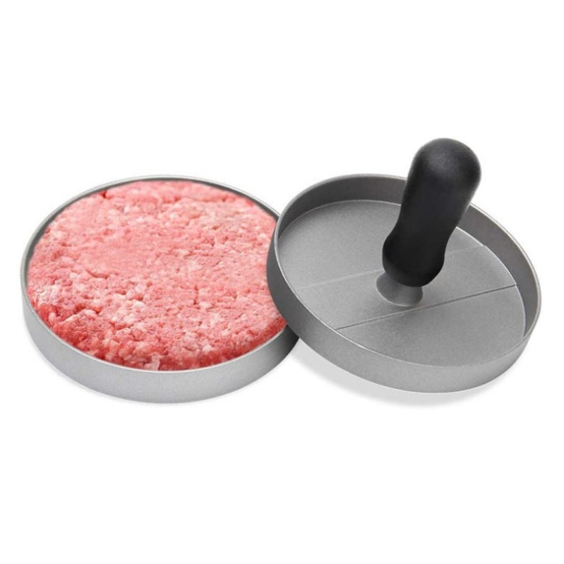 Prensa de carne para hambúrguer, molde redondo para hambúrguer, molde para prensa de carne de bolinho de arroz